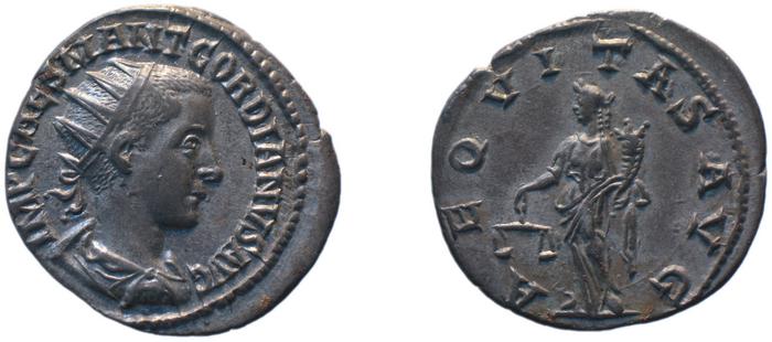 RIC IV Gordian III 177A, реверс, bm