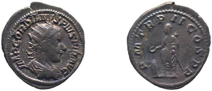 RIC IV Gordian III 68, реверс, bm