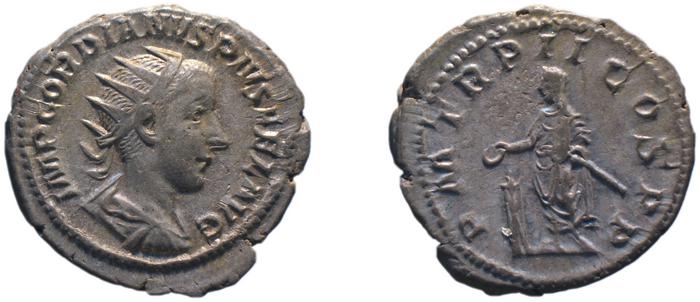 RIC IV Gordian III 68, реверс, bm
