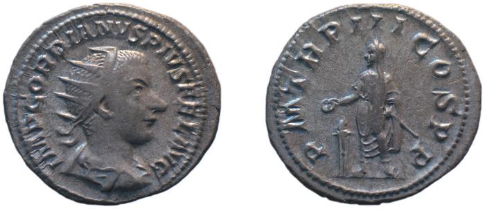 RIC IV Gordian III 69, реверс, bm