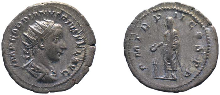 RIC IV Gordian III 68, реверс, bm