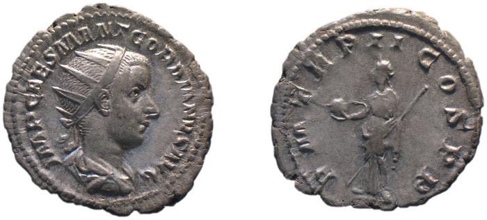 RIC IV Gordian III 18, реверс, bm