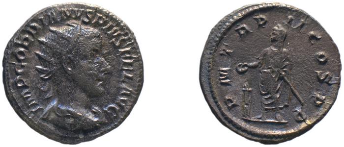 RIC IV Gordian III 68, реверс, bm