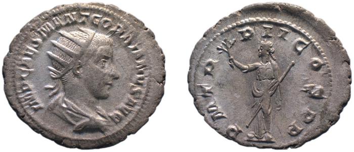RIC IV Gordian III 17, реверс, bm