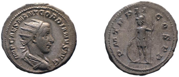 RIC IV Gordian III 20, реверс, bm