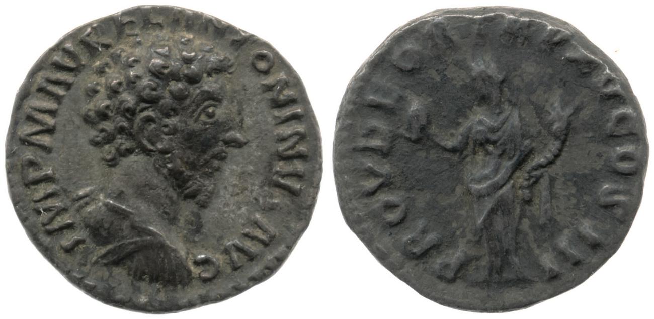 RIC III Marcus Aurelius 22, аверс, bm
