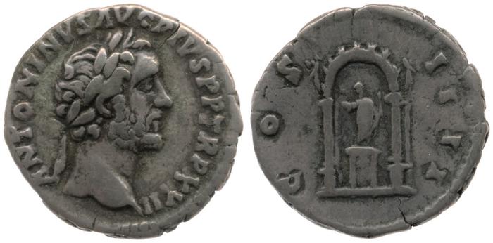 RIC III Antoninus Pius 285, реверс, bm