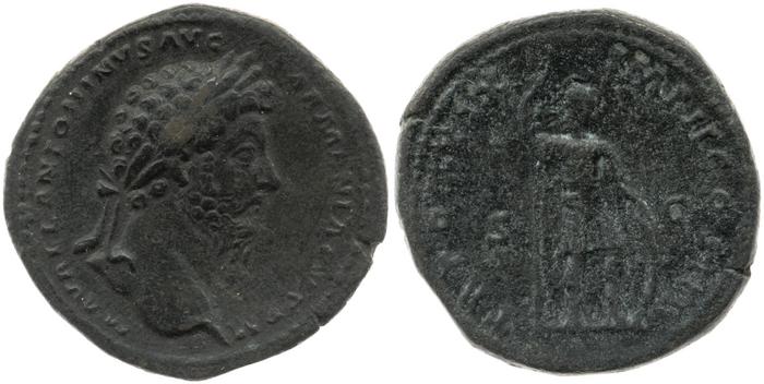 RIC III Marcus Aurelius 898, реверс, bm