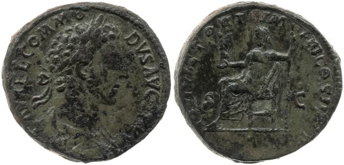 RIC III Marcus Aurelius 291, реверс, bm