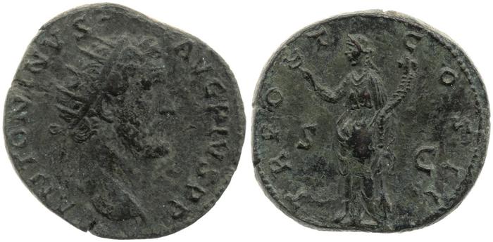 реверс RIC III Antoninus Pius 552A