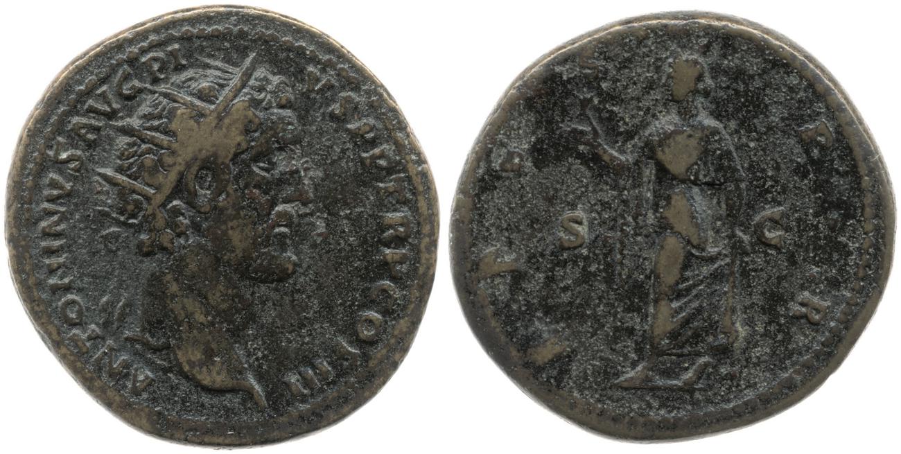 аверс RIC III Antoninus Pius 672