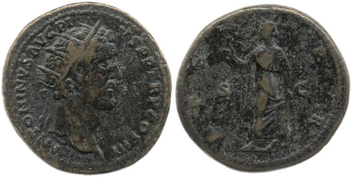 реверс RIC III Antoninus Pius 672