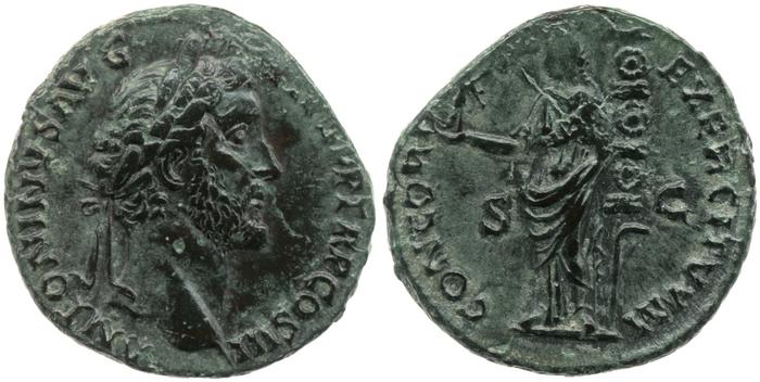 реверс RIC III Antoninus Pius 678