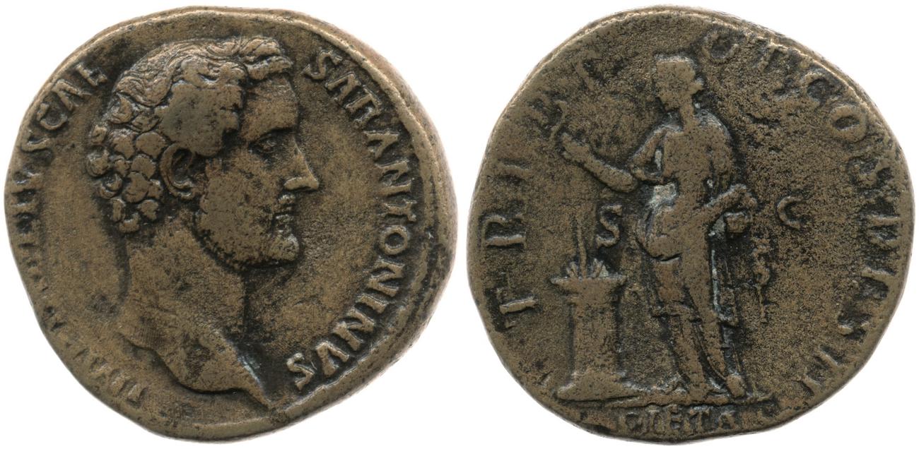 RIC II, Part 3 (second edition) Hadrian 2768, аверс, bm