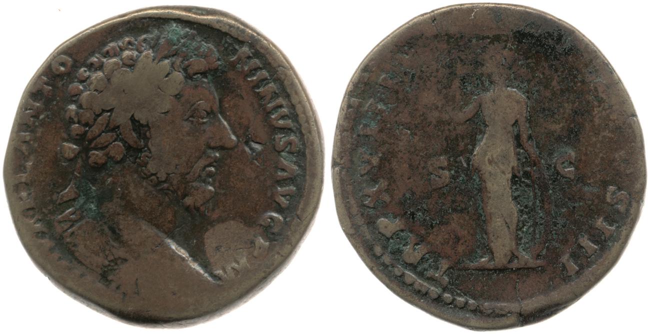 аверс RIC III Marcus Aurelius 872