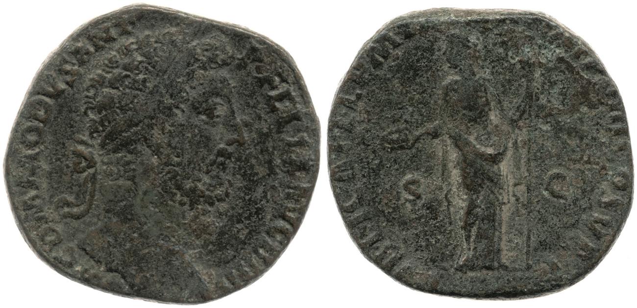 RIC III Commodus 503, аверс, bm