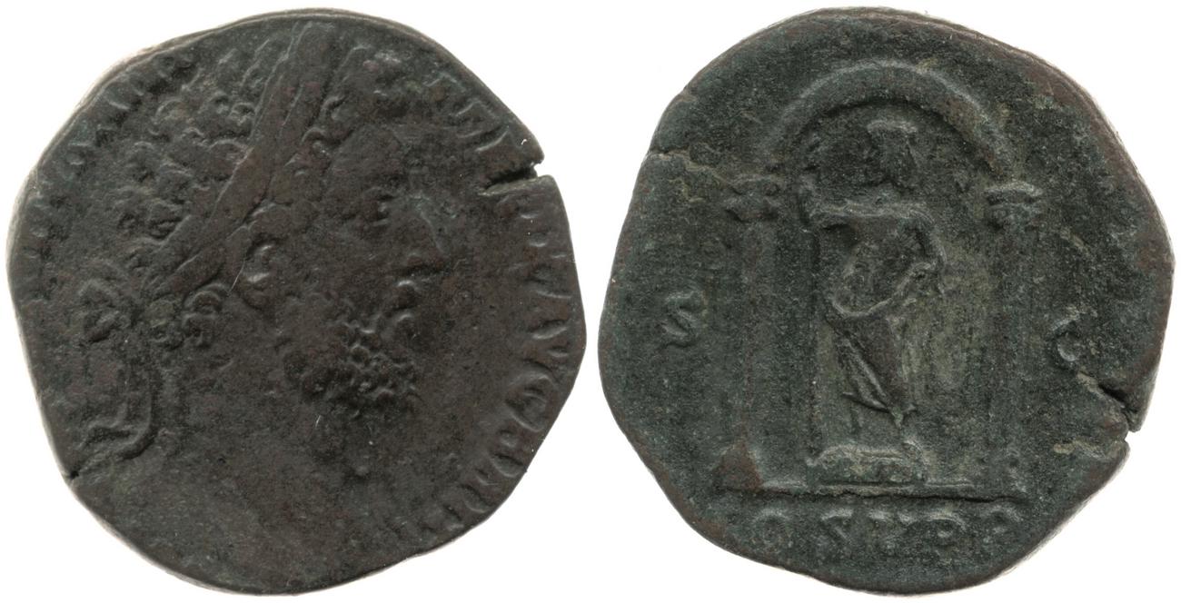RIC III Commodus 460, аверс, bm