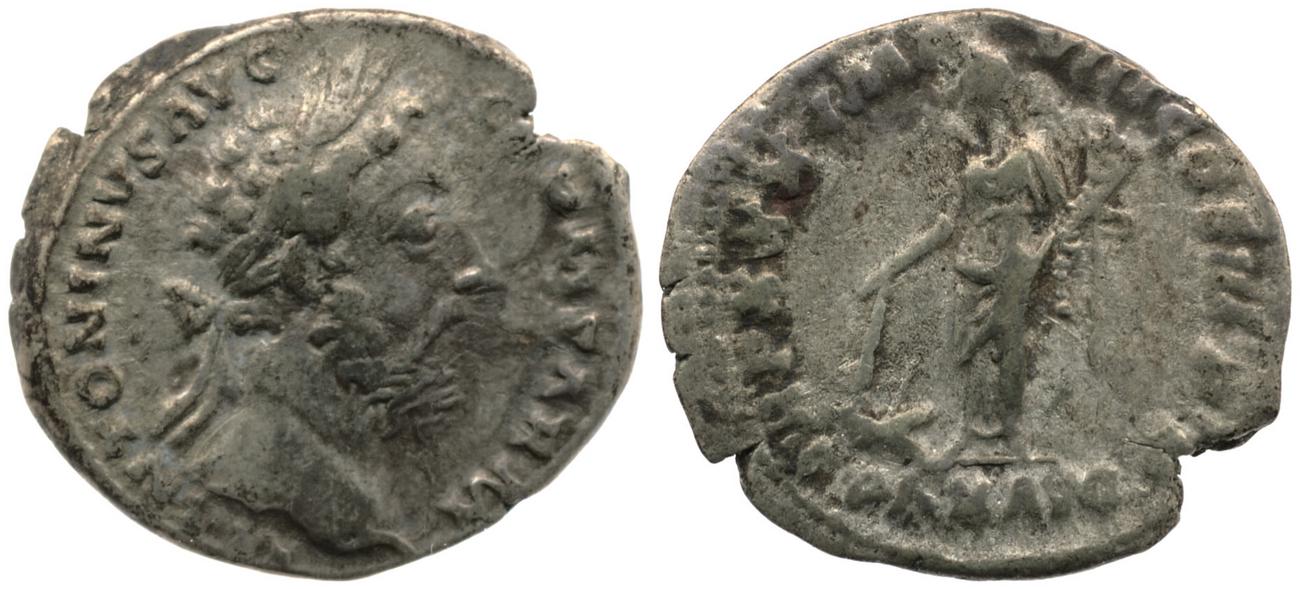 RIC III Marcus Aurelius 346, аверс, bm