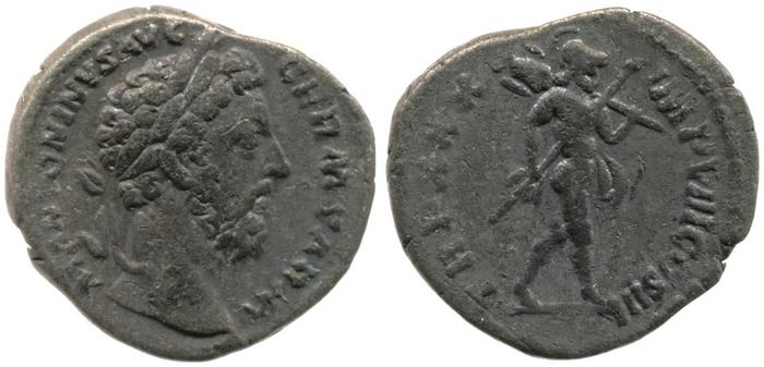 реверс RIC III Marcus Aurelius 349