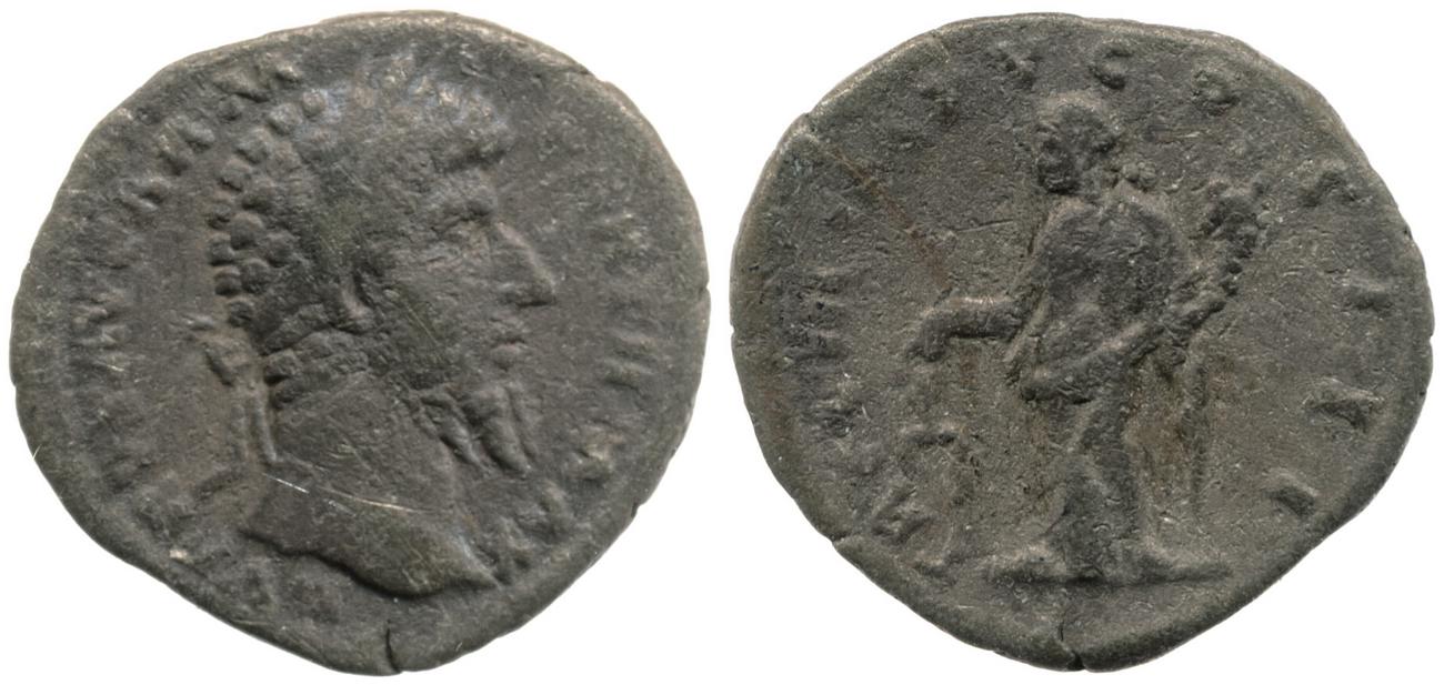 RIC III Marcus Aurelius 590, аверс, bm