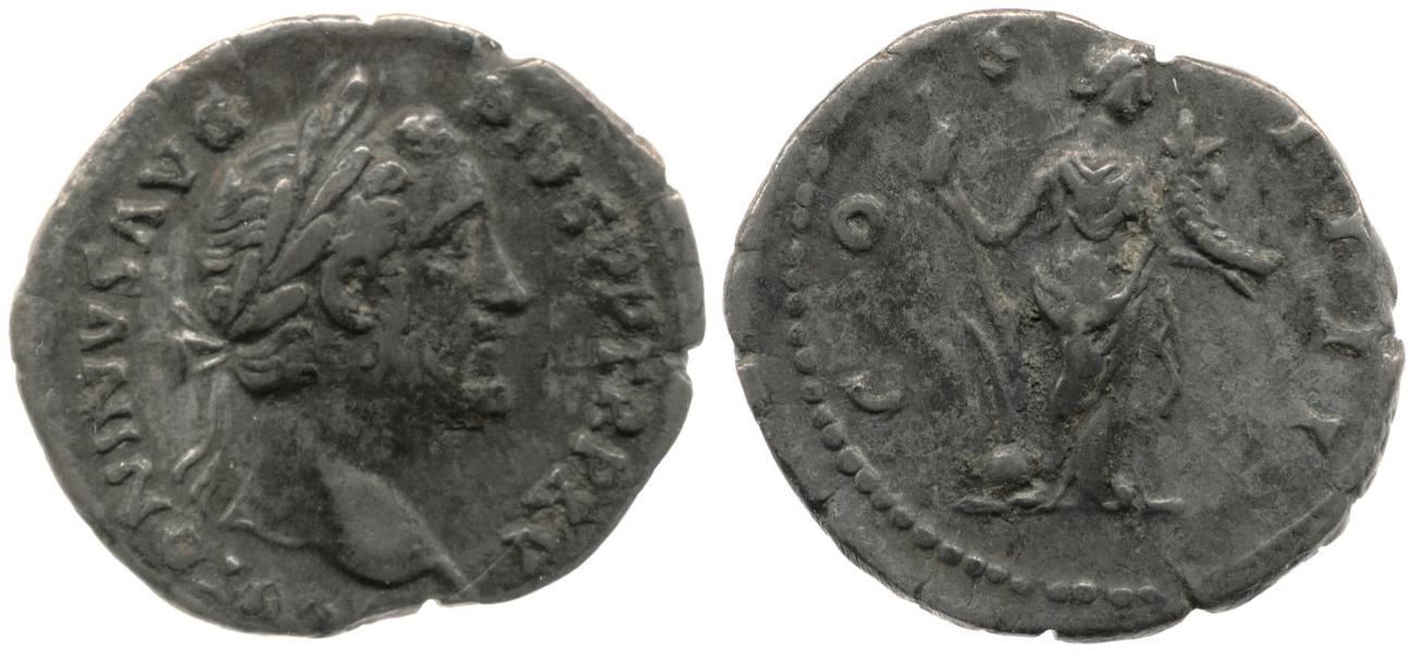 аверс RIC III Antoninus Pius 205