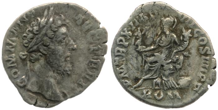 RIC III Commodus 112, реверс, bm