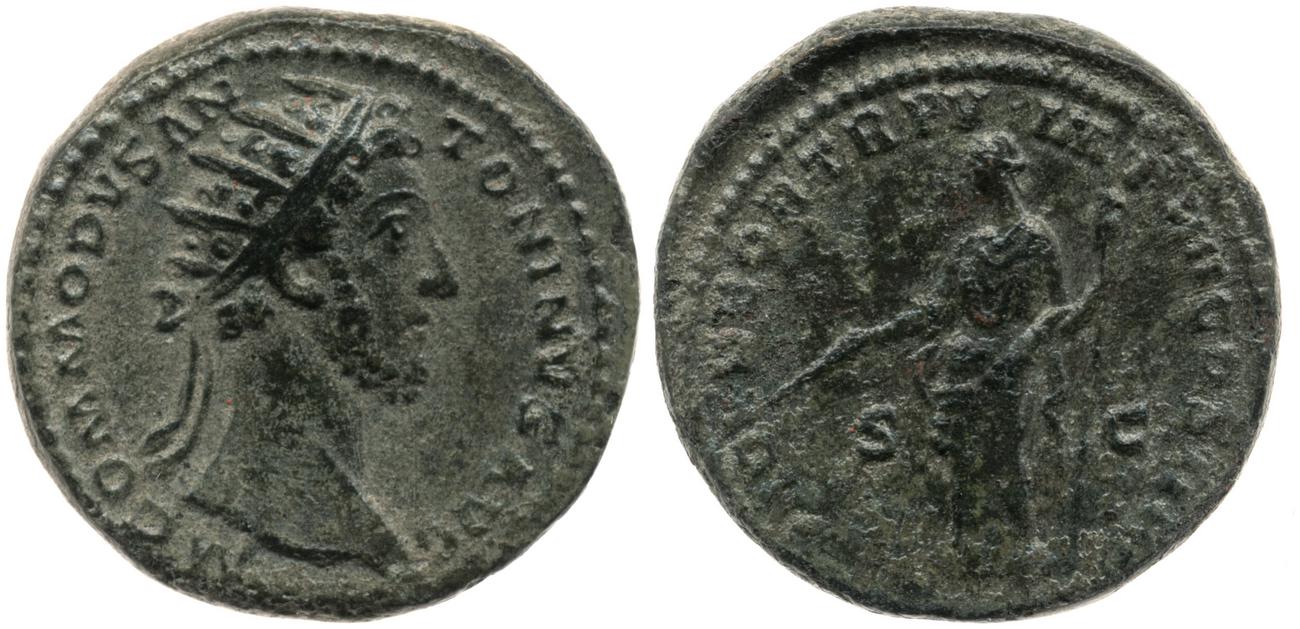 RIC III Commodus 303, аверс, bm