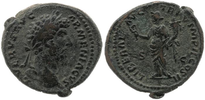 реверс RIC III Marcus Aurelius 1417
