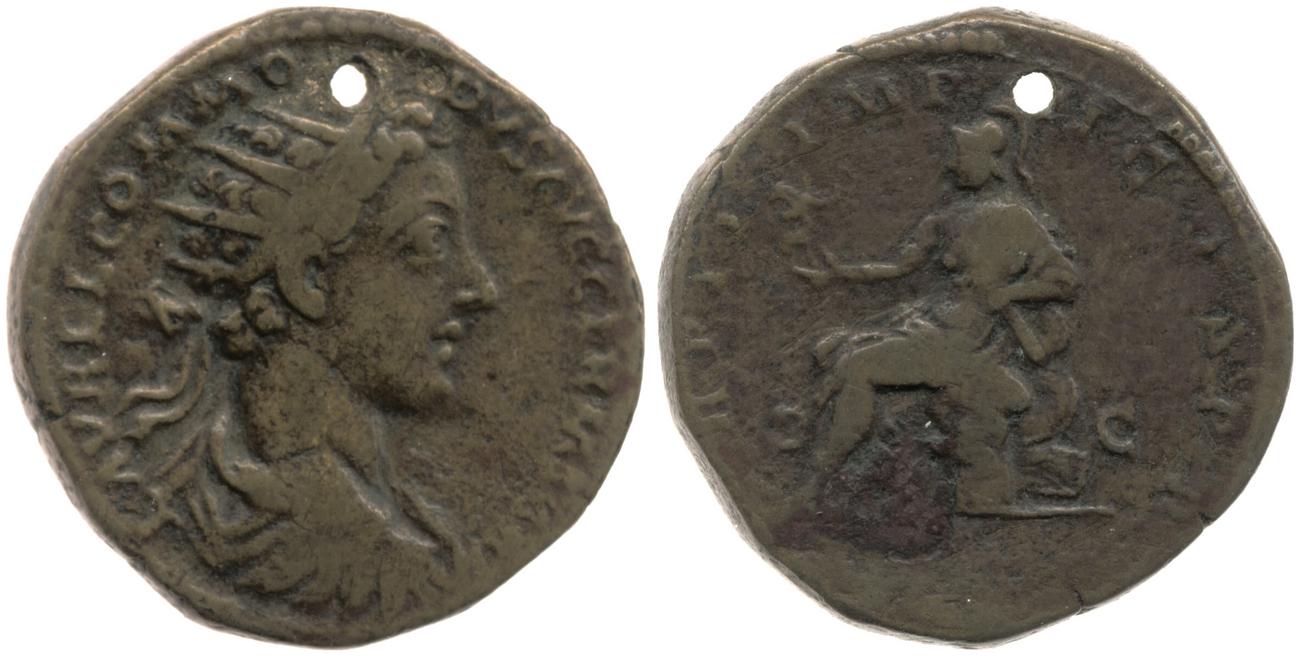 RIC III Marcus Aurelius 1585, аверс, bm
