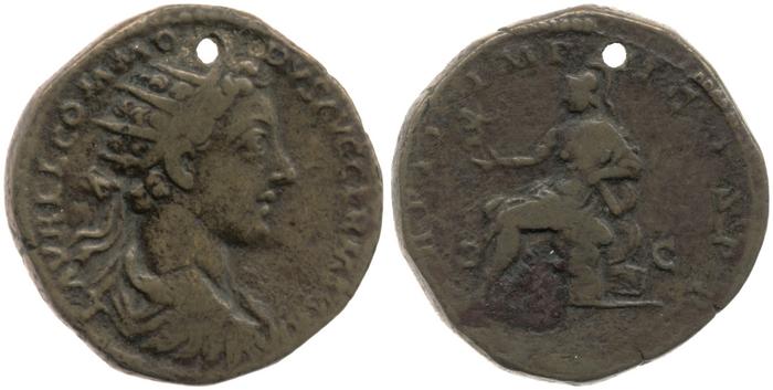 RIC III Marcus Aurelius 1585, реверс, bm