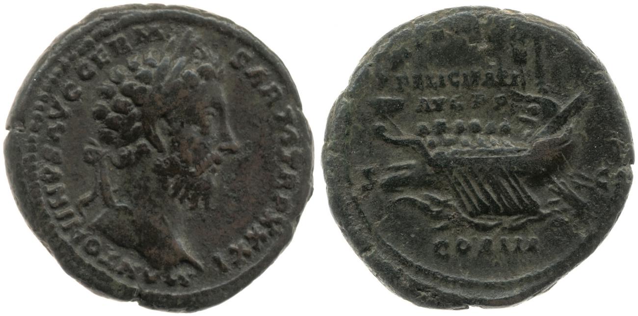 аверс RIC III Marcus Aurelius 1194