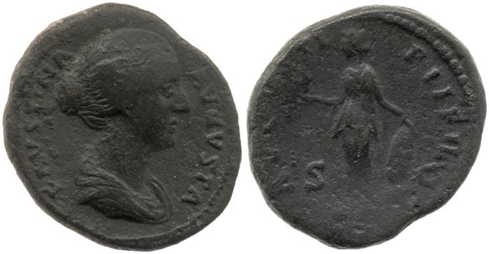 реверс RIC III Antoninus Pius 1389a
