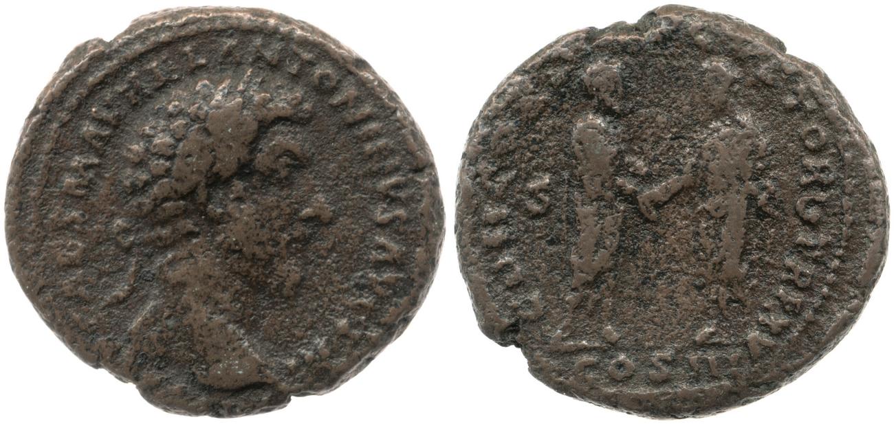 RIC III Marcus Aurelius 801, аверс, bm