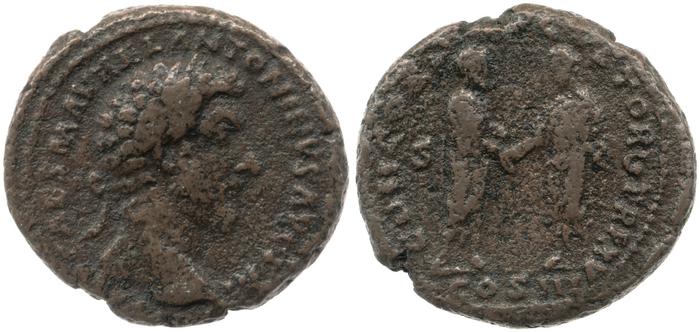 RIC III Marcus Aurelius 801, реверс, bm
