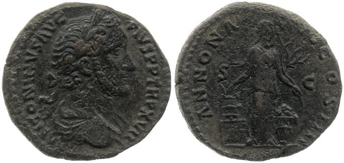 RIC III Antoninus Pius 921, реверс, bm