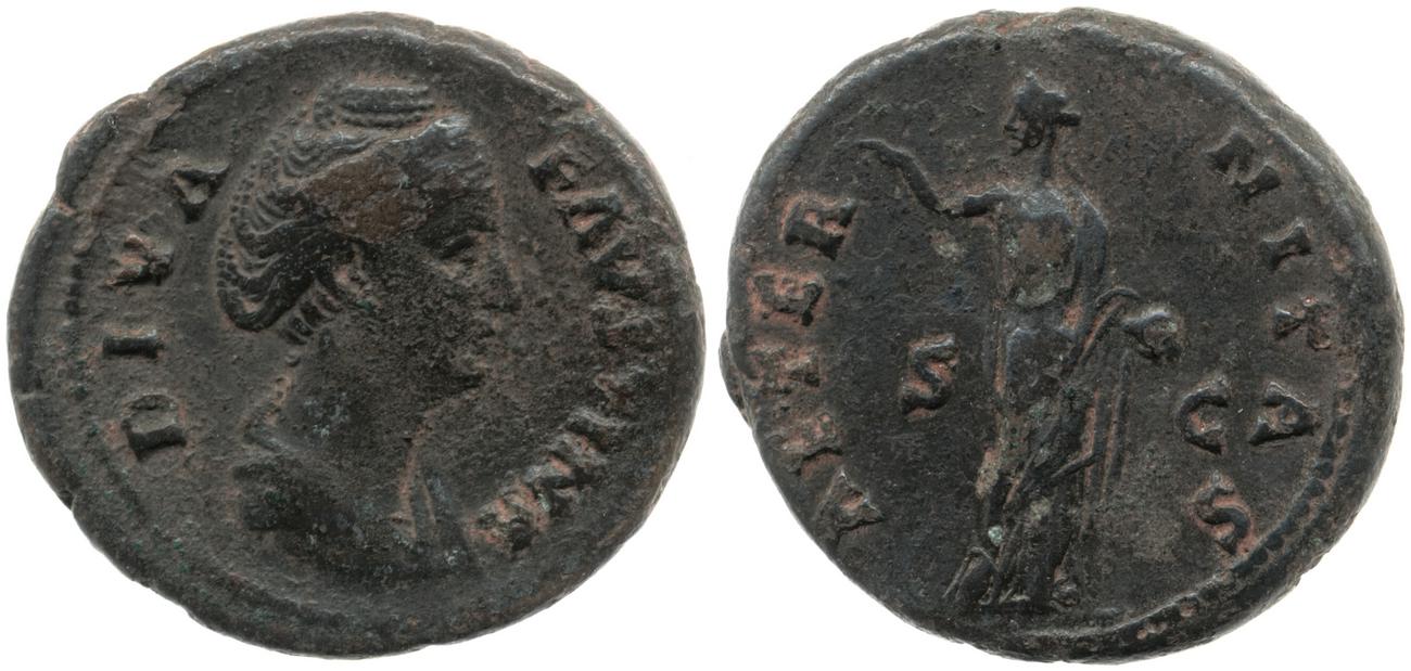 RIC III Antoninus Pius 1164, аверс, bm