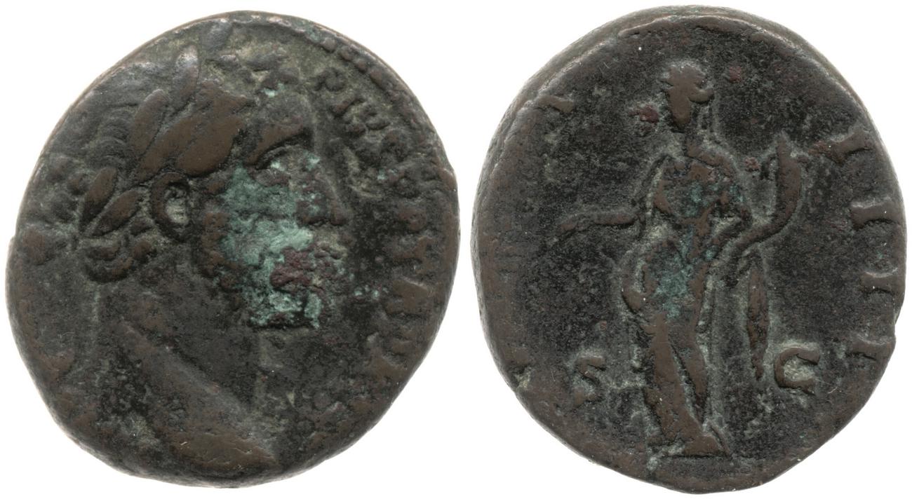 RIC III Antoninus Pius 955, аверс, bm