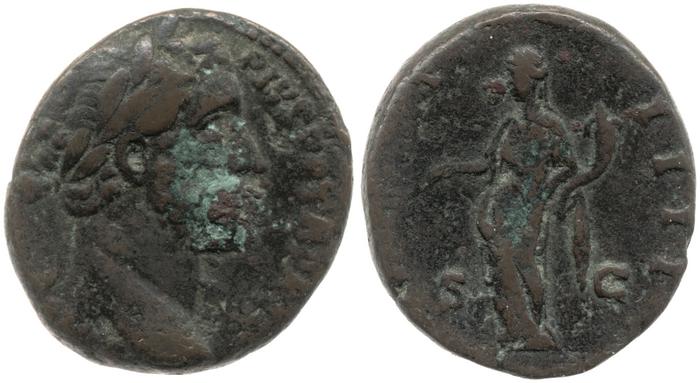 RIC III Antoninus Pius 955, реверс, bm