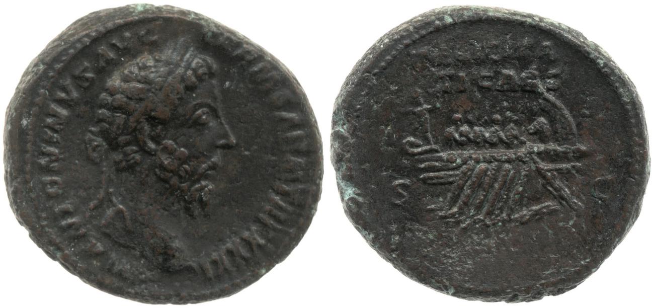 аверс RIC III Marcus Aurelius 1201