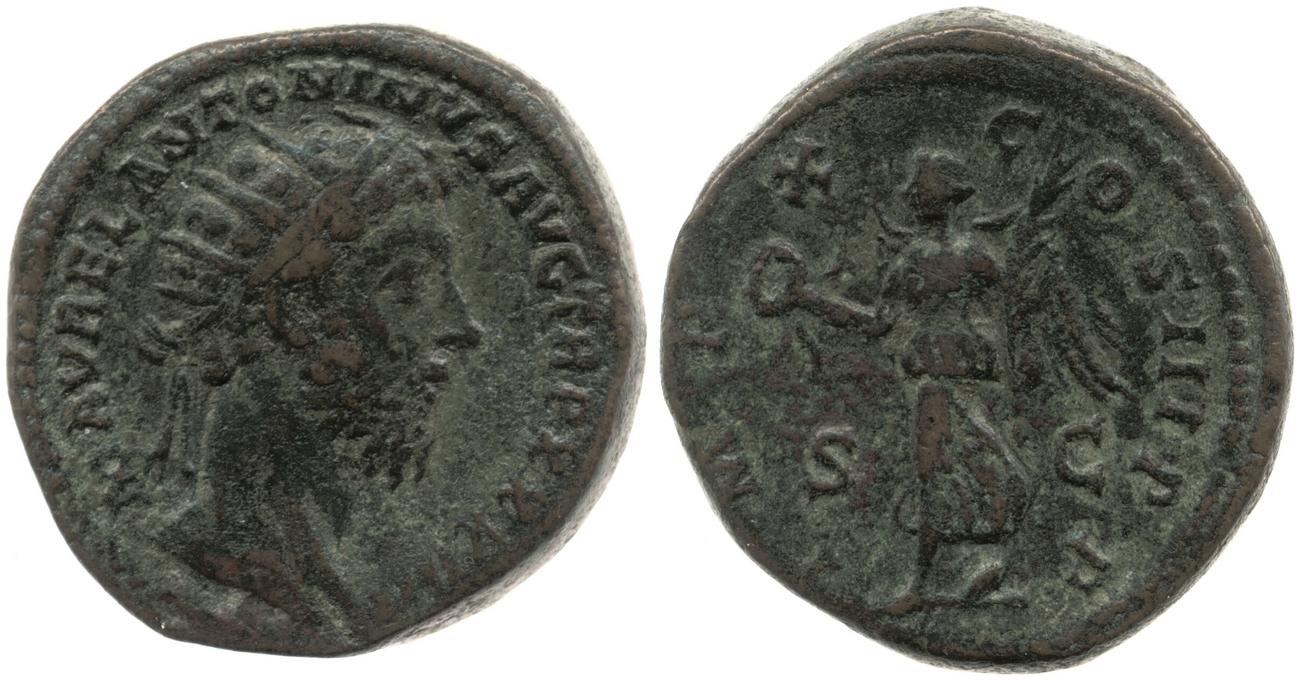 аверс RIC III Marcus Aurelius 1244