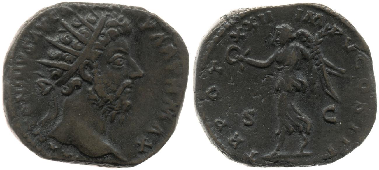 RIC III Marcus Aurelius 959, аверс, bm