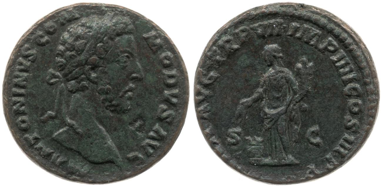 аверс RIC III Commodus 339