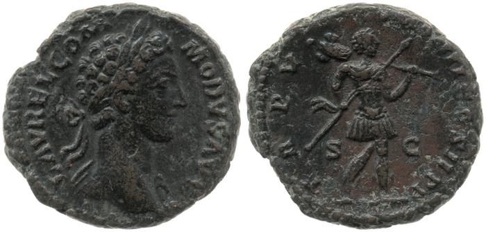 RIC III Marcus Aurelius 293, реверс, bm