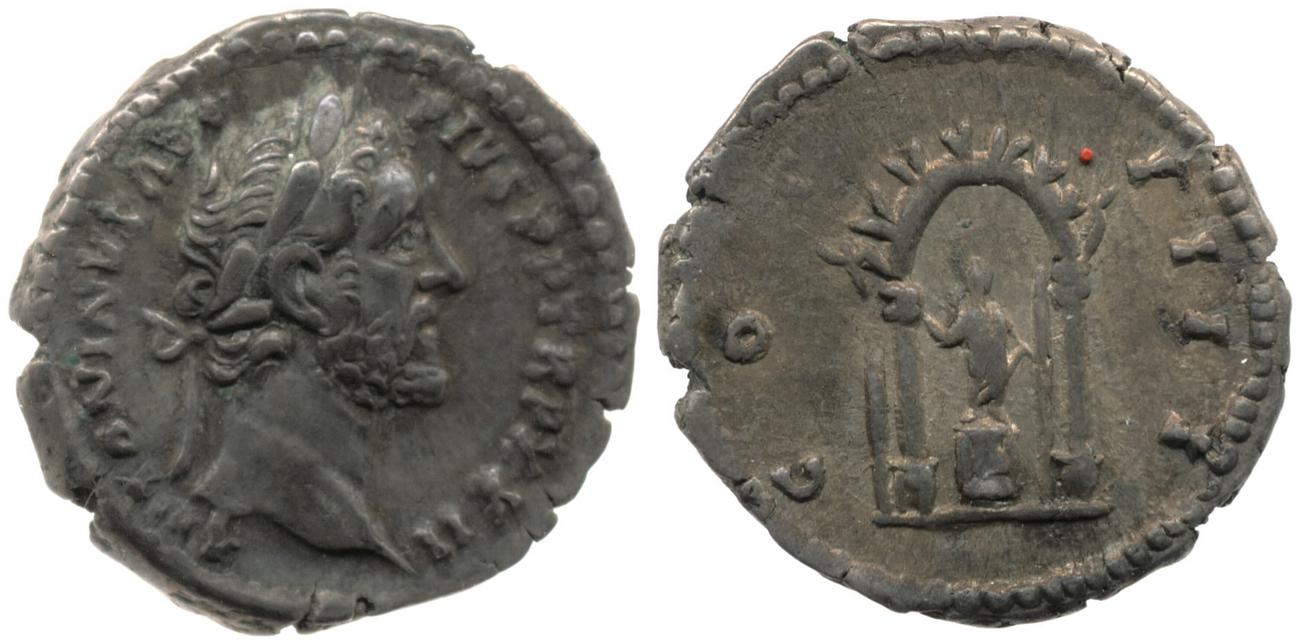 RIC III Antoninus Pius 285, аверс, bm