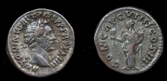 RIC III Antoninus Pius 308, реверс, bm
