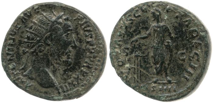 реверс RIC III Antoninus Pius 1020