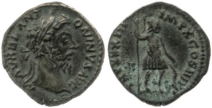 реверс RIC III Marcus Aurelius 406