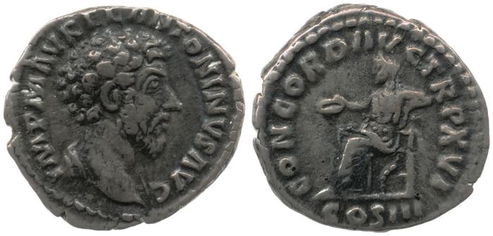 RIC III Marcus Aurelius 35, реверс, bm