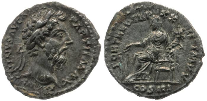 RIC III Marcus Aurelius 205, реверс, bm