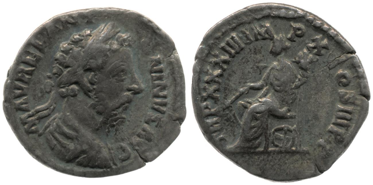 аверс RIC III Marcus Aurelius 409